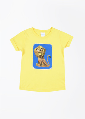 49% OFF on FS Mini Klub Printed Round Neck T-Shirt