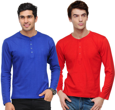 66% OFF on TSX Solid Men's Henley T-Shirt 66% OFF on TSX Solid Men's Henley T-Shirt