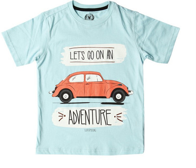 SuperYoung Printed Boy's Round Neck T-Shirt