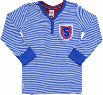 Sturdy Printed Boy's Henley T-Shirt