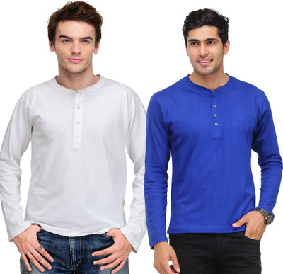 TSX Solid Men's Henley T-Shirt