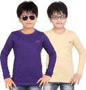 24% OFF on Dongli Solid, Self Design Boy's Round Neck T-Shirt
