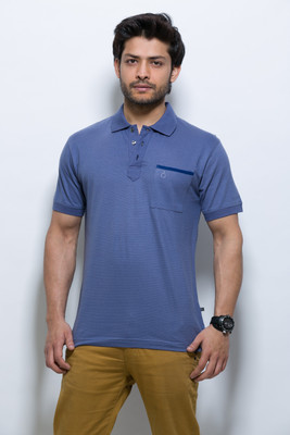 ALX New York Solid Men's Polo T-Shirt