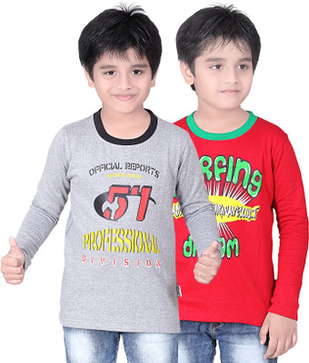 40% OFF on Dongli Printed Boy's Round Neck T-Shirt