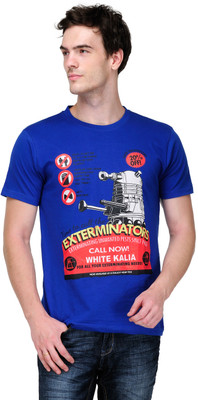 31% OFF on White Kalia Graphic Print Men's Round Neck T-Shirt