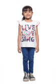 50% OFF on Stop To Start Printed Girl's Round Neck T-Shirt