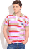 John Players Striped Men's Polo T-Shirt John Players Striped Men's Polo T-Shirt