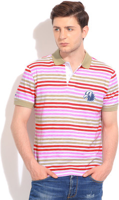 John Players Striped Men's Polo T-Shirt John Players Striped Men's Polo T-Shirt
