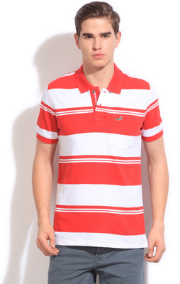 25% OFF on Crocodile Striped Men's Polo T-Shirt