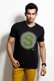 Design Classics Printed Men's V-neck T-Shirt