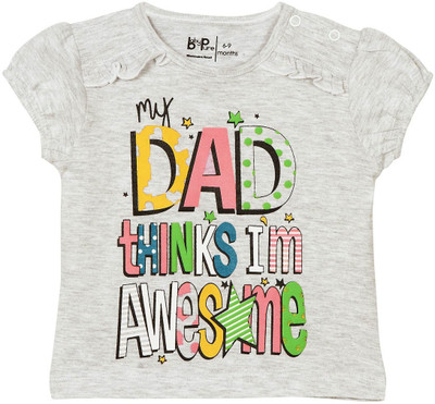 25% OFF on Baby Pure Printed Baby Girl's Round Neck T-Shirt