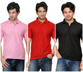 60% OFF on TSX Solid Men's Polo T-Shirt Pack of 3 60% OFF on TSX Solid Men's Polo T-Shirt Pack of 3