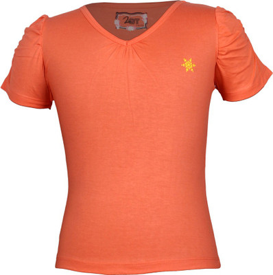 60% OFF on Jazzup Solid Girl's V-neck T-Shirt 60% OFF on Jazzup Solid Girl's V-neck T-Shirt