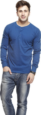 36% OFF on Gritstones Solid Men's Round Neck T-Shirt