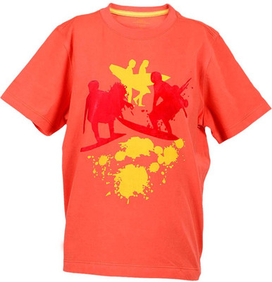 50% OFF on Ello Graphic Print Boy's Round Neck T-Shirt