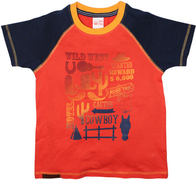 49% OFF on FS Mini Klub Printed Boy's Round Neck T-Shirt