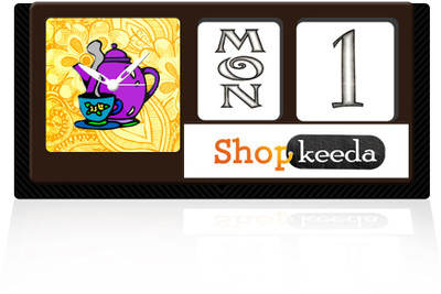 75% OFF on Shopkeeda Analog Purple, Blue, Yellow Clock