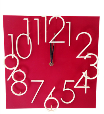 Gift Island Analog Red Clock Gift Island Analog Red Clock