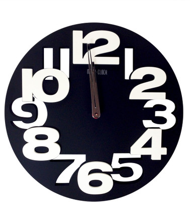 Gift Island Analog Black Clock Gift Island Analog Black Clock