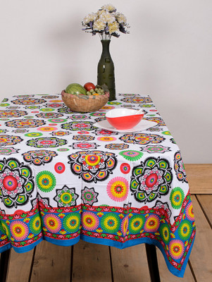 60% OFF on Ocean Collection Floral 6 Seater Table Cover