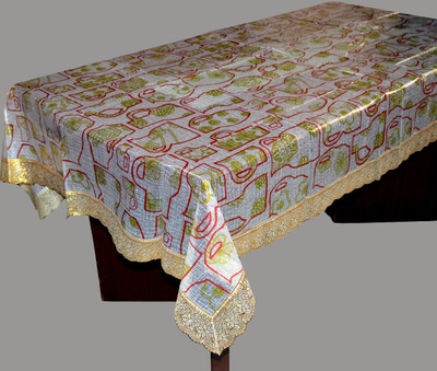 28% OFF on Rhymes Abstract 2 Seater Table Cover