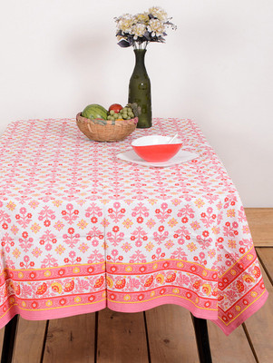 66% OFF on Ocean Collection Floral 6 Seater Table Cover