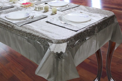 Dekor World Abstract 6 Seater Table Cover