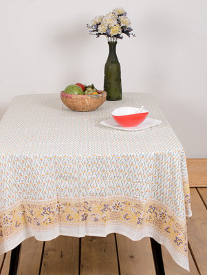 66% OFF on Ocean Collection Floral 6 Seater Table Cover