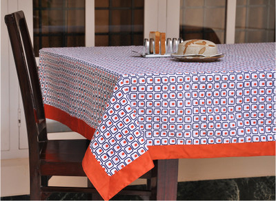 16% OFF on COLORS FOR LIVING Printed 6 Seater Table Cover