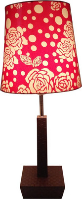65% OFF on Diya Designs Leather Finish with Dimmer and Red &White Shade Table Lamp 65% OFF on Diya Designs Leather Finish with Dimmer and Red &White Shade Table Lamp