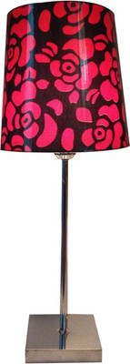 70% OFF on Diya Designs Silver Chrome Finsh with Dimmer and Red & Black Shade Table Lamp 70% OFF on Diya Designs Silver Chrome Finsh with Dimmer and Red & Black Shade Table Lamp