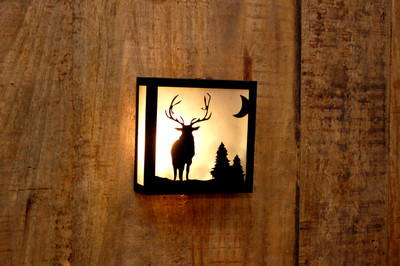 19% OFF on Logam Deer at Dusk Metal Cut Wall Lamp 19% OFF on Logam Deer at Dusk Metal Cut Wall Lamp