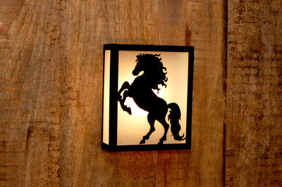 16% OFF on Logam Mustang Metal Cut Wall Lamp 16% OFF on Logam Mustang Metal Cut Wall Lamp