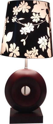 63% OFF on Diya Designs Brown Wood with Dimmer and White Shade Table Lamp 63% OFF on Diya Designs Brown Wood with Dimmer and White Shade Table Lamp