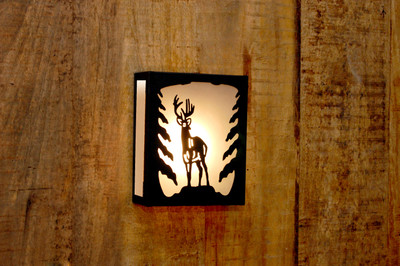 9% OFF on Logam Northwoods Deer Metal Cut Wall Lamp 9% OFF on Logam Northwoods Deer Metal Cut Wall Lamp