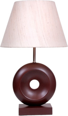 63% OFF on Diya Designs Brown Wood with Dimmer and Linen Silk Shade Table Lamp 63% OFF on Diya Designs Brown Wood with Dimmer and Linen Silk Shade Table Lamp