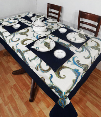 31% OFF on Heritagefabs Blue Organic Cotton Table Linen Set