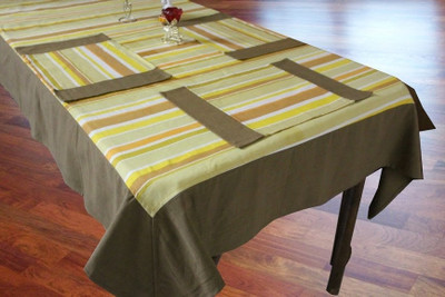 20% OFF on Dekor World Yellow Cotton Table Linen Set