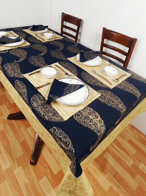 47% OFF on Heritagefabs Blue Organic Cotton Table Linen Set
