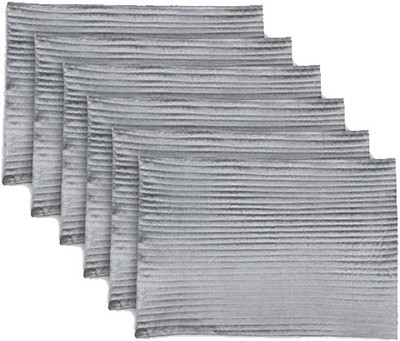 53% OFF on meSleep Grey Dupioni Silk Table Linen Set