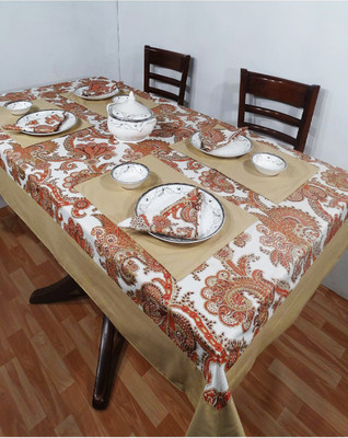 58% OFF on Heritagefabs Orange Organic Cotton Table Linen Set 58% OFF on Heritagefabs Orange Organic Cotton Table Linen Set