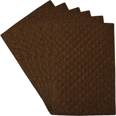 59% OFF on Home Shine Rectangular Pack of 6 Table Placemat