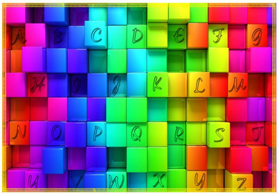 Leaf Designs Rectangular Pack of 2 Table Placemat