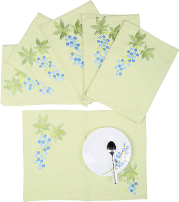 23% OFF on Rajrang Rectangular Pack of 6 Table Placemat 23% OFF on Rajrang Rectangular Pack of 6 Table Placemat