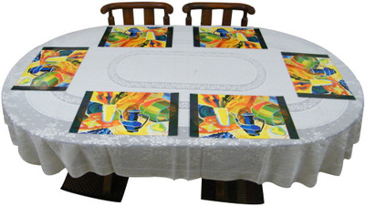 44% OFF on The Fancy Mart Rectangular Pack of 6 Table Placemat