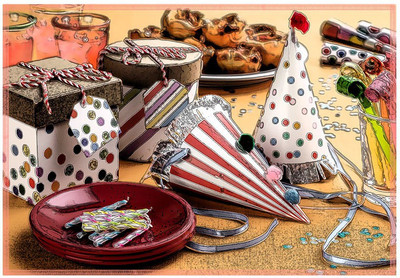 Leaf Designs Rectangular Pack of 2 Table Placemat