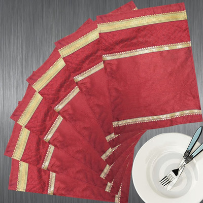 Dekor World Rectangular Pack of 6 Table Placemat