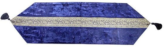 44% OFF on Jodhaa Blue, Gold 127 cm Table Runner 44% OFF on Jodhaa Blue, Gold 127 cm Table Runner