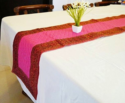 Indha Craft Pink 182.9 cm Table Runner Indha Craft Pink 182.9 cm Table Runner