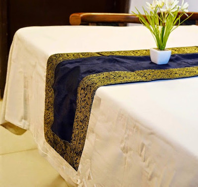 Indha Craft Blue 182.9 cm Table Runner Indha Craft Blue 182.9 cm Table Runner